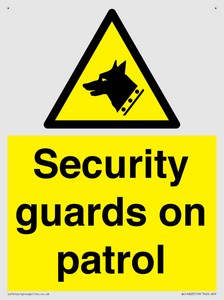 Security guards on patrol